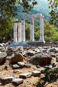 Samothraki希腊诸神圣殿萨莫色雷斯神庙建筑群是主要的泛希腊图片