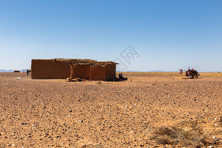 摩洛哥撒哈拉沙漠中Ber图片