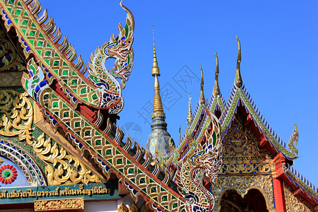 寺庙细节清迈泰国图片