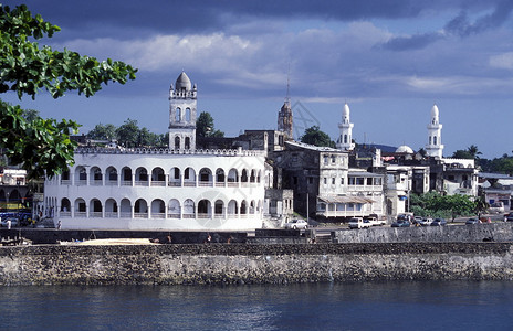 非洲印度洋科摩罗岛莫罗尼市的清真寺图片