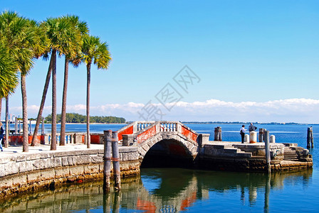 费洛里达迈阿密热门旅游景点Vizcay的一座图片