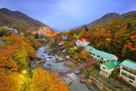 日本北海道北海道岛的热泉度假胜地Joz图片