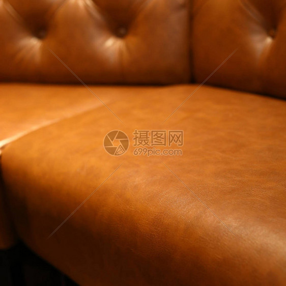 室内装饰室内客厅家具中豪华棕褐色沙发图片