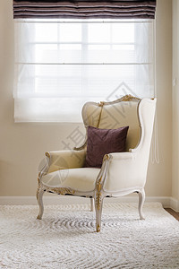 家中卧室地毯上的经典椅子风格图片