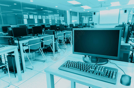 计算机实验室和椅图片