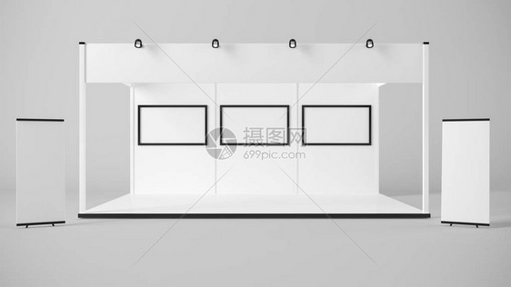 3d为不同用途提供白色展图片