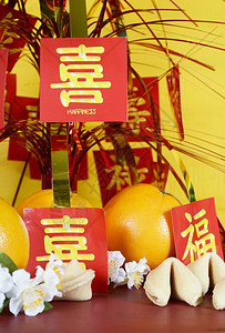新年庆典晚会关于红黄两木图片