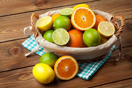 柚子桌子上的柑橘类水果背景