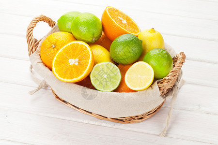 柑橘水果橙子石灰和柠图片
