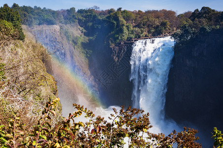 非洲津巴布韦维多利亚瀑布之景图片