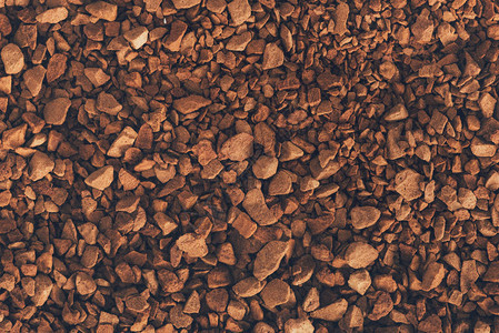 棕色速溶咖啡质地或背景图片