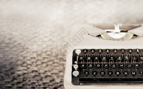 文体打字机古董打字机文色背景图片