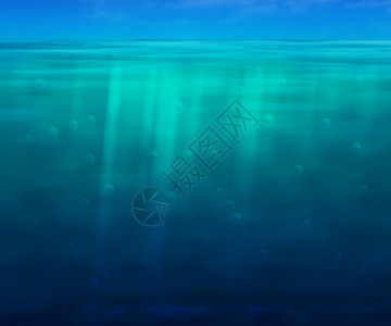 蔚蓝的色水域背景图片