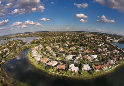 佛罗里达市郊滨水之图片