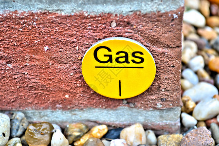 地下煤气管的标志图片
