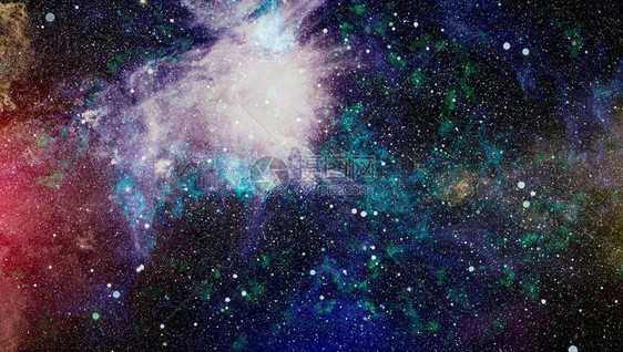 爆炸超新星明亮的星云遥远的银河抽象图像这幅图像的元素由美航图片
