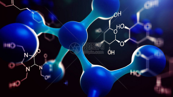 分子模型说明图片