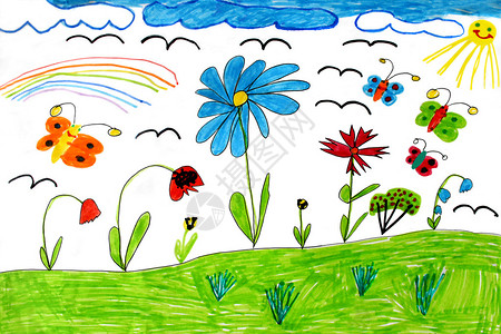 五彩缤纷的花卉图片