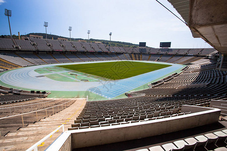 西班牙巴塞罗那奥林匹克体育场景观图片