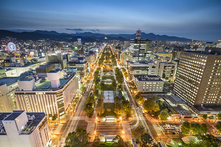 札幌日本市中心的天线图片