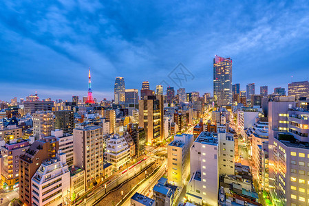 东京日本城市风景图片