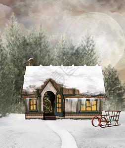 温冬小屋在图片