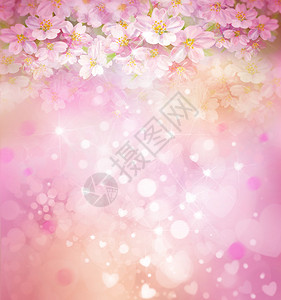 樱花粉色背景图片