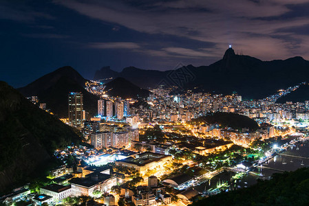 里约热内卢之夜从甘糖图片