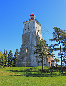 爱沙尼亚Hiimiaaa岛的灯塔图片