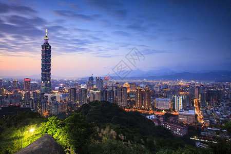 台北夜景美丽的夜景台北图片