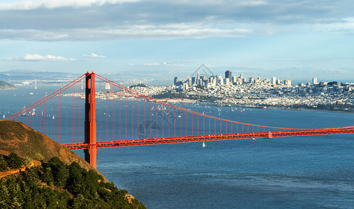著名的金门大桥旧金山图片