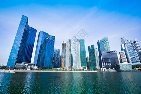 新加坡新加坡商业区摩天大图片