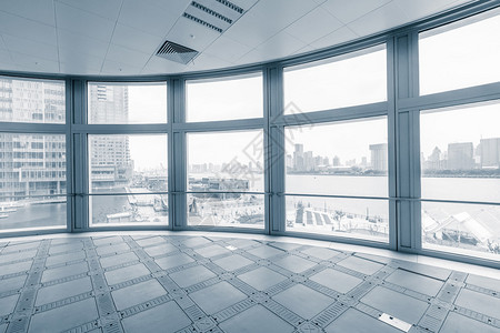 现代办公大楼内背景图片