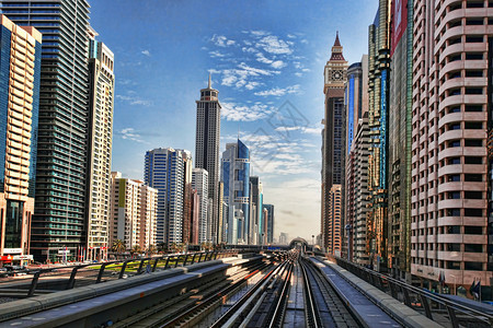 迪拜与阿拉伯联合酋长国摩天大楼的图片