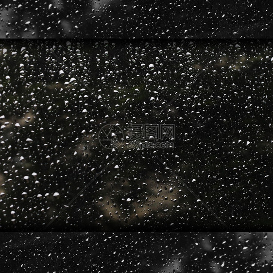 水雨玻璃背景地表湿润纹理窗口落图片