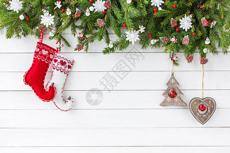 装饰圣诞枞树图片