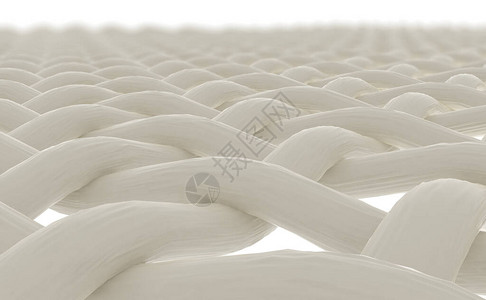 白色背景上简单织的纺织3D转化成图片
