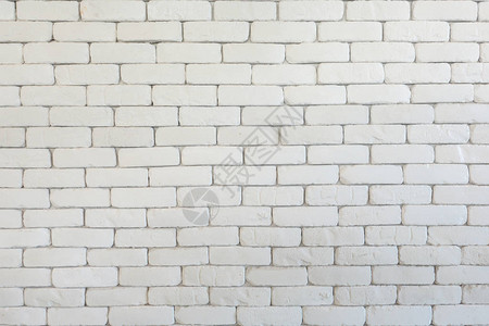 抽象的白砖墙背景图片