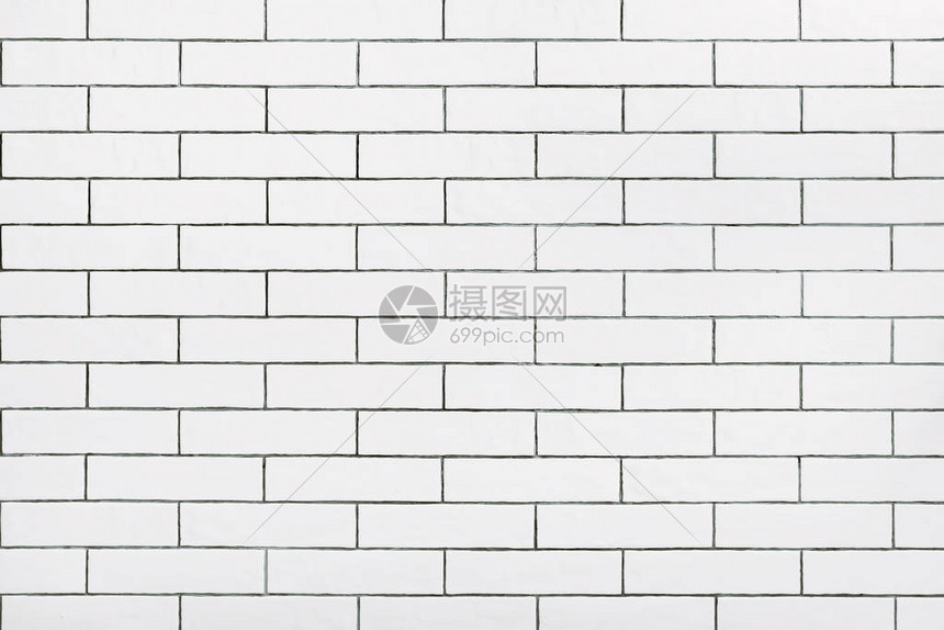 白色瓷砖墙纹理背景图片