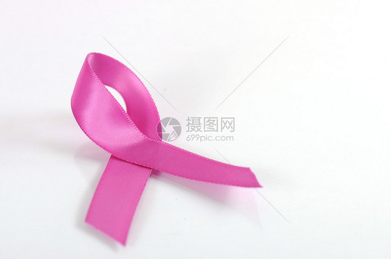 粉红丝带慈善机构为女乳腺癌宣传筹款图片
