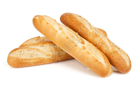 各种法国袋式面包孤图片
