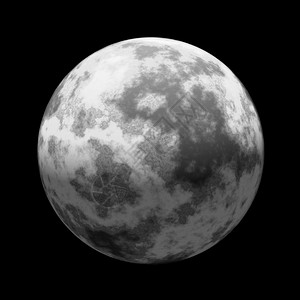 黑色背景的月亮插图以背景图片