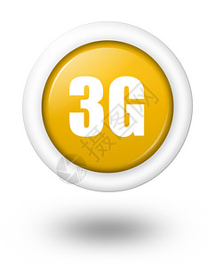 3G带有白色边界和阴背景图片