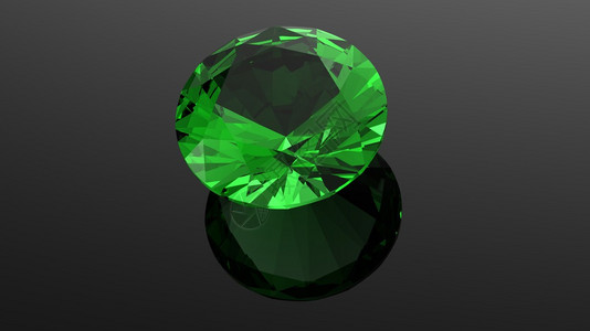 祖母绿黑色背景上的珠宝石圆形图片