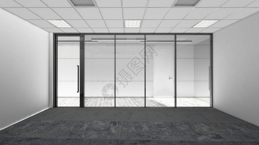 办公室司办公用空房间3D转换内部设图片