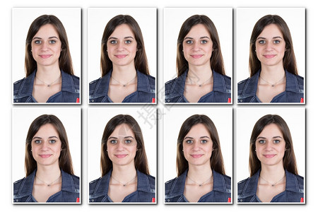 护照的女身份照片图片