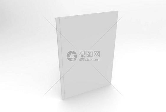 杂志或小册子以白色背景为孤立的图图片