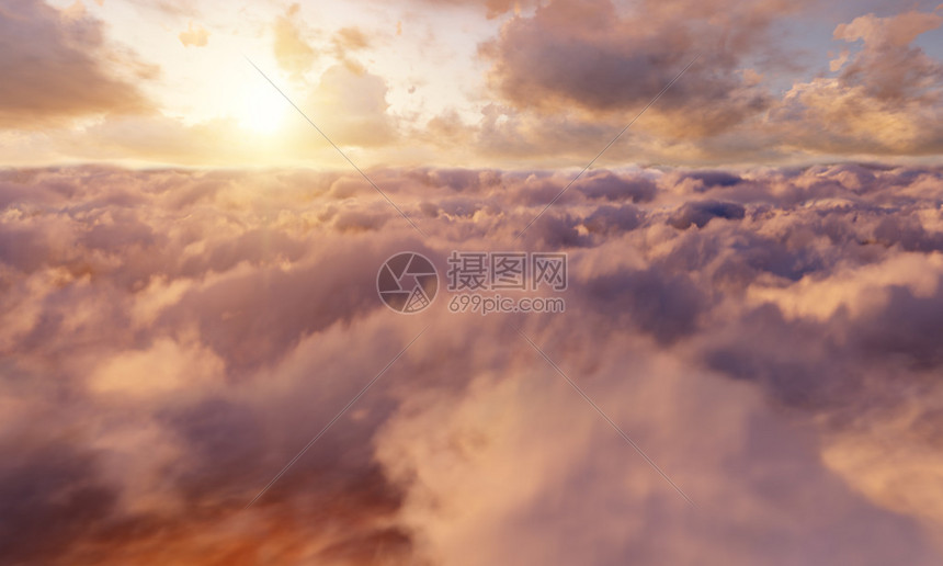 天空在云上插画图片下载-正版图片502999502-摄图网