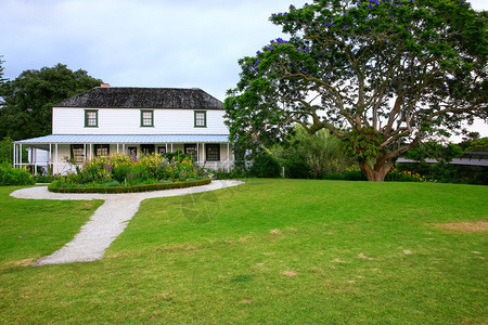 KempHouse门廊附近的花园是新西兰图片