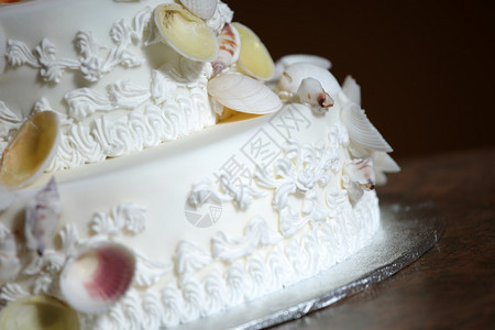 婚礼蛋糕奢华背景图片
